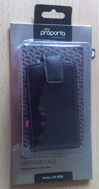Embalaje de la Funda de piel para el Nokia N95 8Gb de Proporta