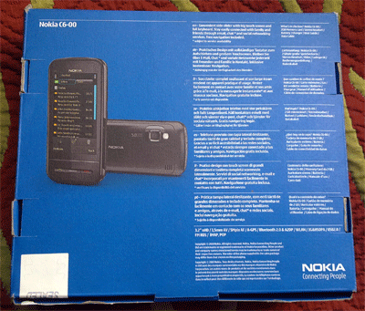 Nokia C6-00 Caja trasera