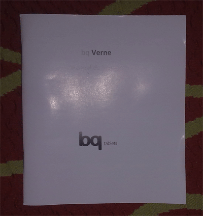Manual BQ Verne