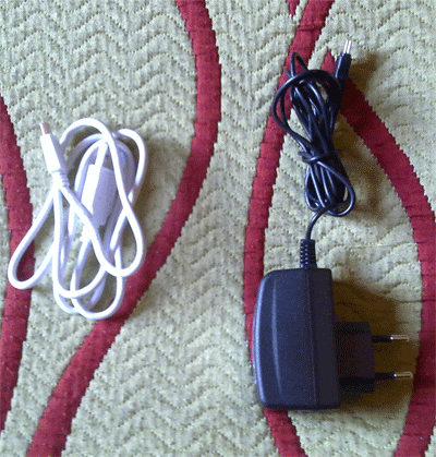 Cable de alimentación y cable de sincronización